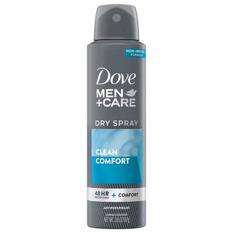 Dove Men+Care (Deodorant) Clean Comfort Dry Spray Antiperspirant logo