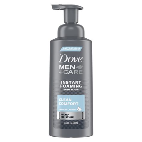 Dove Men+Care (Deodorant) Clean Comfort Foaming Body Wash logo