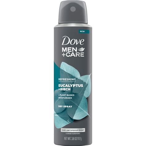 Dove Men+Care (Deodorant) Eucalyptus + Birch Dry Spray logo