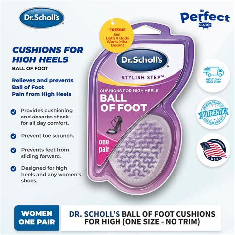 Dr. Scholl's Stylish Step Ball of Foot Cushions for High Heels logo