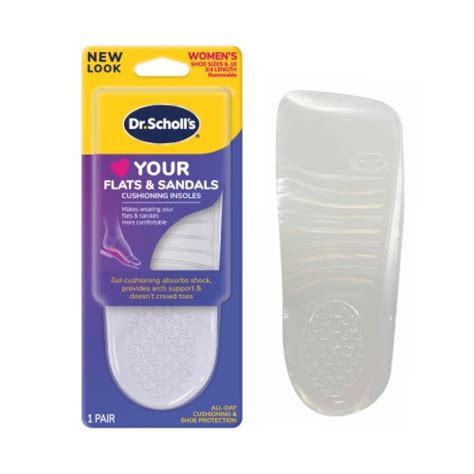 Dr. Scholl's Stylish Step Clear Cushion Insoles for Flats