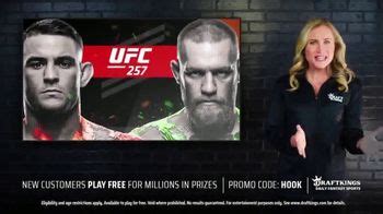DraftKings TV commercial - UFC 257: Millions in Prizes