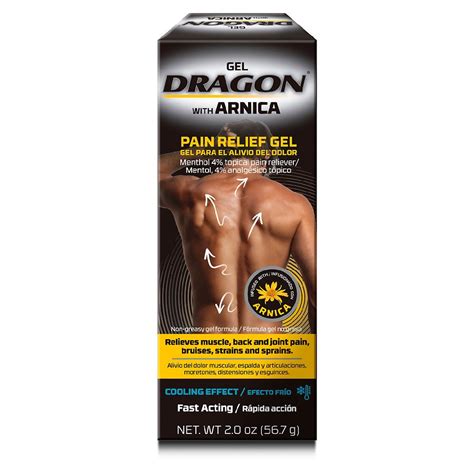 Dragon With Arnica Pain Relief Gel logo