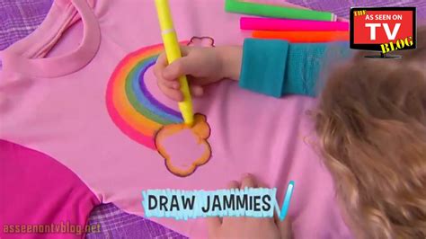 Draw Jammies tv commercials