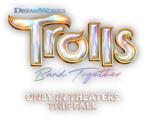 DreamWorks Animation Trolls Band Together logo