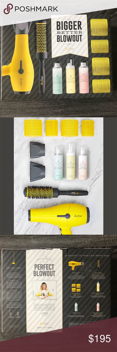 Drybar Bigger, Better Blowout Box Buttercup Kit logo