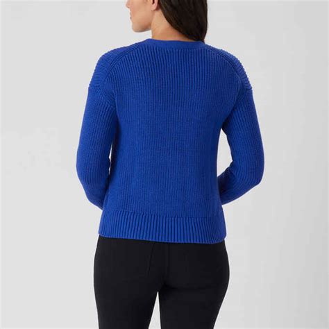 Duluth Trading Company Womens Heritage Shaker Stitch Sweater