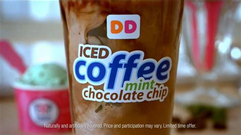 Dunkin' Donuts Iced Coffee Mint Chocolate Chip TV Spot, 'Ice Cream Time' featuring Amanda Witt