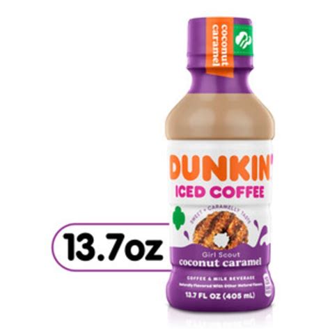 Dunkin' Girl Scouts Coconut Caramel Latte
