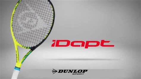 Dunlop iDAPT TV commercial - Customize Your Racket