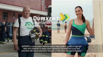 Dupixent (Eczema) TV commercial - Firefighter and Surfer