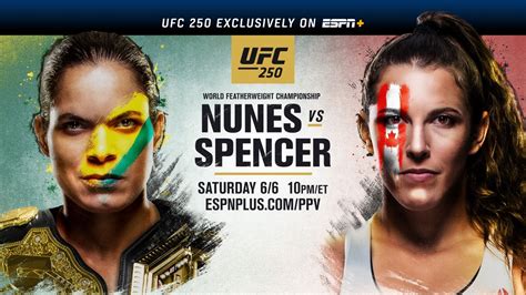 ESPN+ UFC 250 Nunes vs. Spencer tv commercials