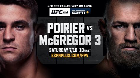 ESPN+ UFC 264 Poirier vs. McGregor 3 logo