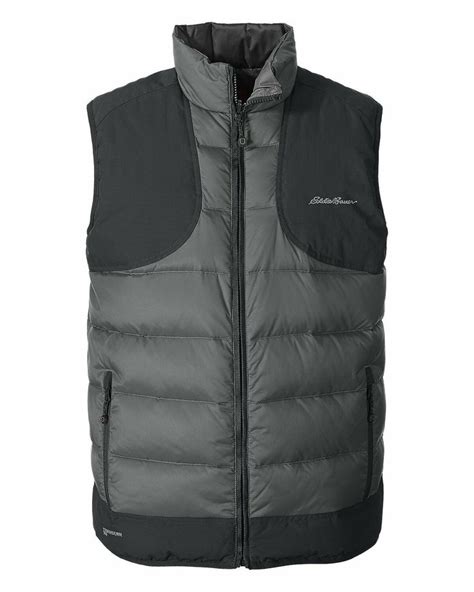 Eddie Bauer Men's Downlight StormDown Vest Cinder logo