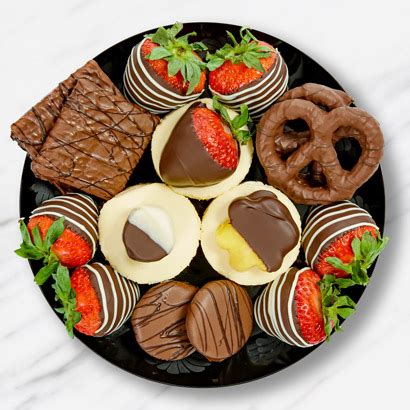Edible Arrangements Chocolate Dessert and Cheesecake Platter tv commercials