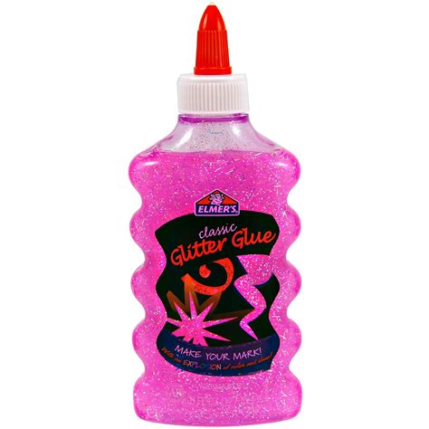 Elmer's Classic Glitter Glue, Pink