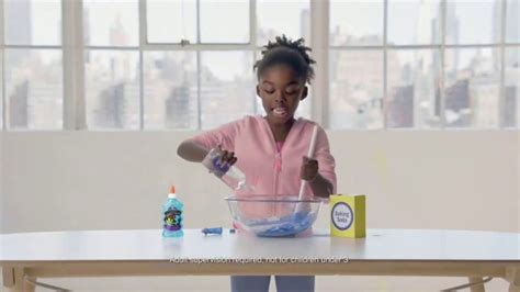 Elmer's TV Spot, 'Kid-Friendly Glitter Glue Slime' featuring Justyna Claire Perkowski