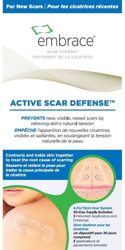 Embrace Scar Therapy Active Scar Defense tv commercials