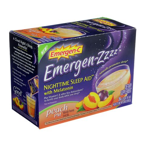 Emergen-C Emergen-Zzzz Peach logo