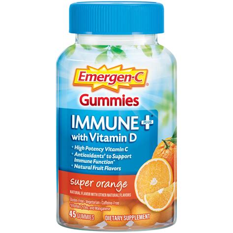 Emergen-C Immune+ With Vitamin D Gummies