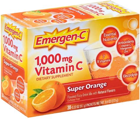 Emergen-C Super Orange Drink Mix