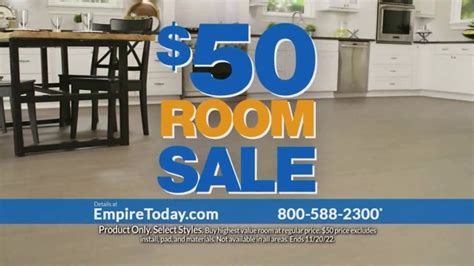 Empire Today $50 Room Sale TV commercial - No Limit: Laminate, Carpet, Hardwood