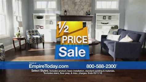 Empire Today Half Price Sale TV Spot, 'Huge Savings on Beautiful Flooring: Professional Install'