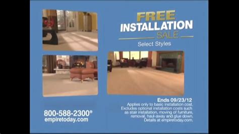 Empire Today TV Commercial for Free-Installation Sale