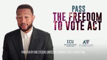 End Citizens United TV Spot, 'Freedom to Vote' Featuring John Legend