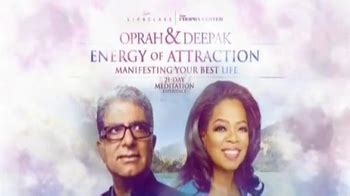 Energy of Attraction: Manifesting Your Best Life TV Spot, 'Oprah & Deepak' created for OWN Network