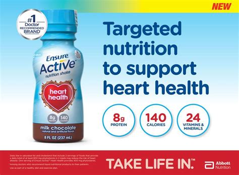 Ensure Active Heart Health Milk Chocolate tv commercials