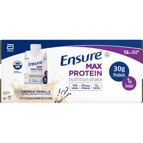 Ensure Max Protein 12 ct French Vanilla