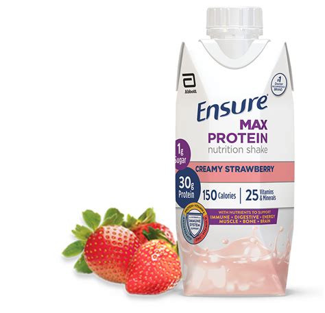 Ensure Max Protein Creamy Strawberry logo