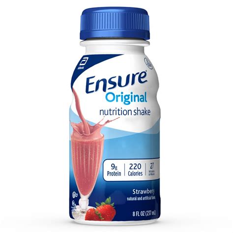 Ensure Original Strawberry Nutrition Shake logo