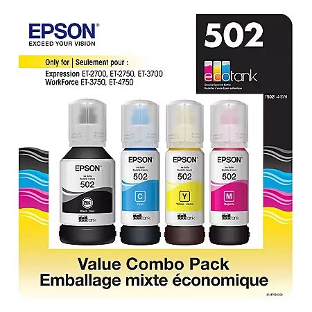 Epson EcoTank 502 Ink Bottles