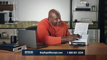 Epson RapidReceipt Scanner TV Spot, 'Save up to $100' Featuring Shaquille O'Neal featuring Jason Jones