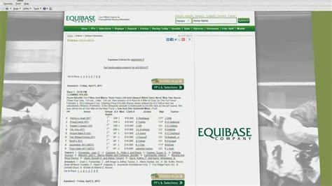 Equibase TV Spot