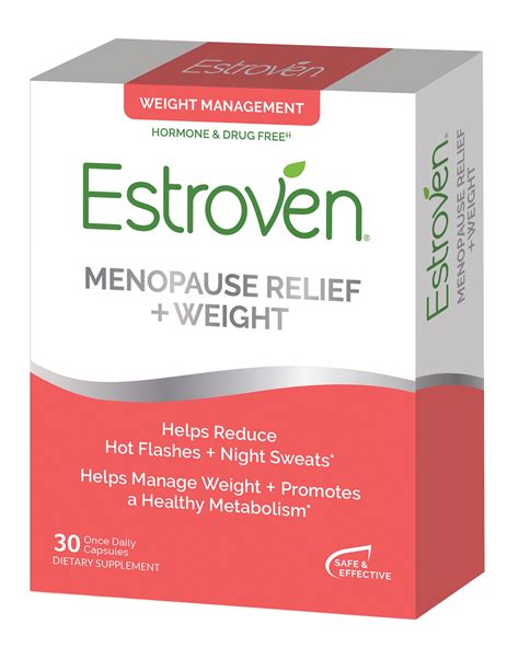 Estroven Menopause Relief + Weight