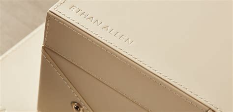 Ethan Allen Brewster Leather Box logo