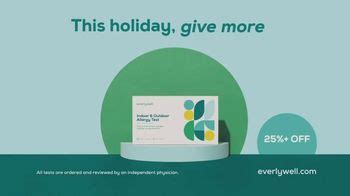 EverlyWell Indoor & Outdoor Allergy Test TV Spot, 'Holidays: The Gift of Wellness'