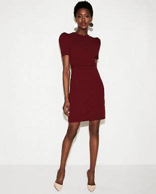 Express Puffed Shoulder Sheath Dress logo