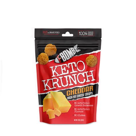 FBOMB Keto Crunch - Cheddar