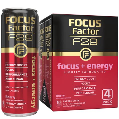 FOCUSFactor Berry F29 Focus + Energy Drink logo