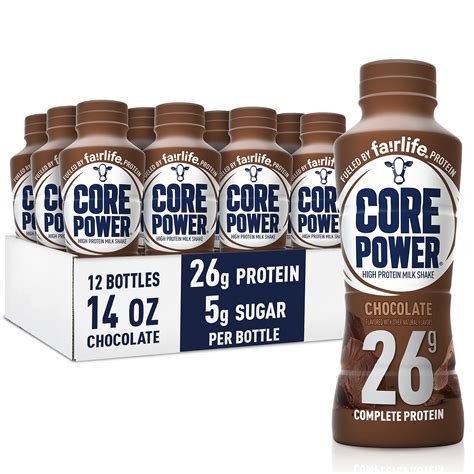 Fairlife Core Power High Protein Milk Shake Chocolate Flavored logo