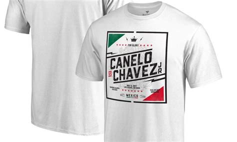 Fanatics, Inc. Men's Black Golden Boy Promotions Canelo vs. Chavez Poster T-Shirt tv commercials