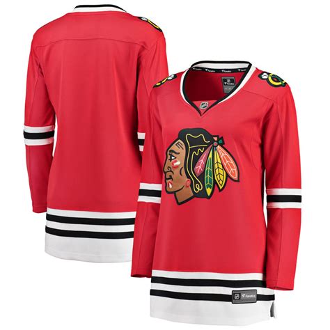 Fanatics.com Chicago Blackhawks Breakaway Home Jersey logo