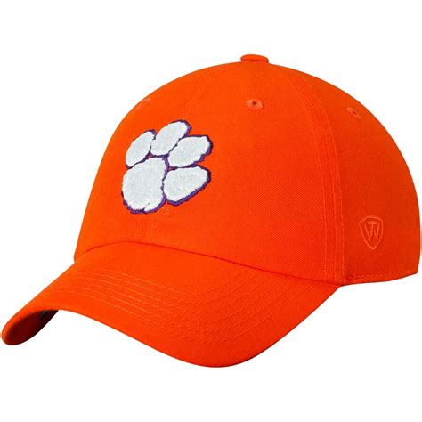 Fanatics.com Clemson Tigers Top of the World Primary Logo Staple Adjustable Hat