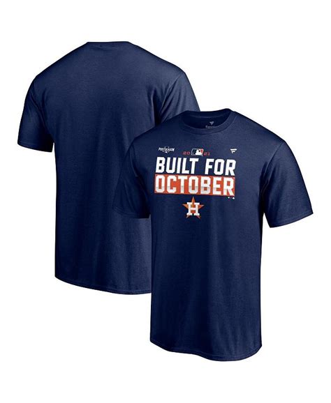 Fanatics.com Houston Astros 2021 Postseason Locker Room Navy T-Shirt tv commercials