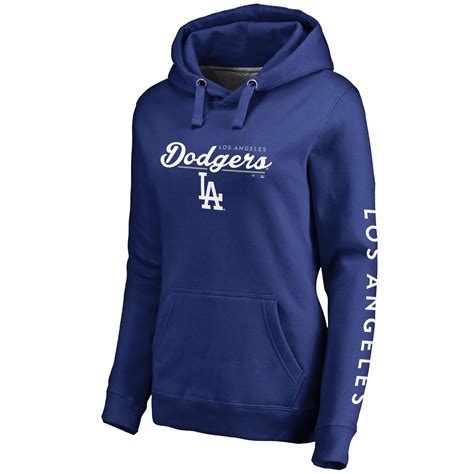Fanatics.com Los Angeles Dodgers Women's High Class Crossover Hoodie logo