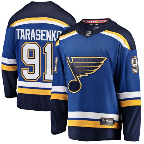 Fanatics.com Men's St. Louis Blues Breakaway Home Jersey logo